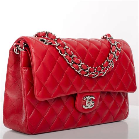 small red chanel purse|chanel red bag price.